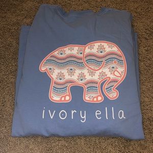 long sleeve ivory ella shirt